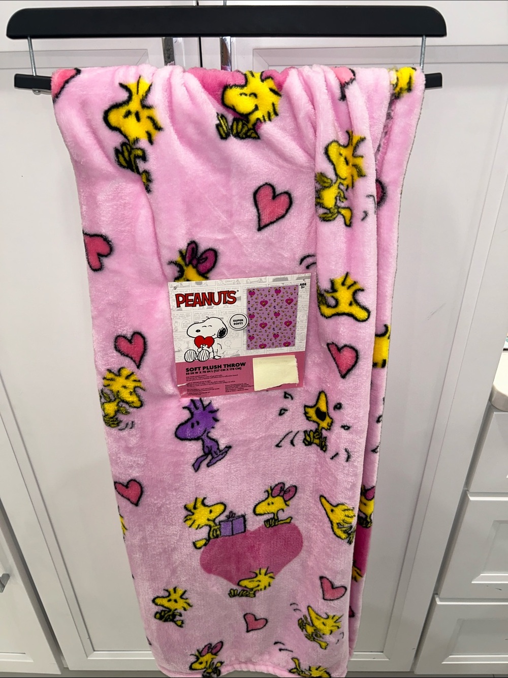 Peanuts/Snoopy Woodstock & Birdie Soft Plush Throw Blanket 50”x70”